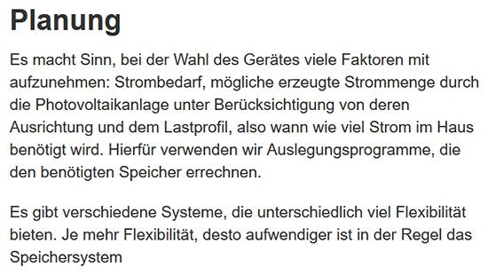 Speichersystem Strom